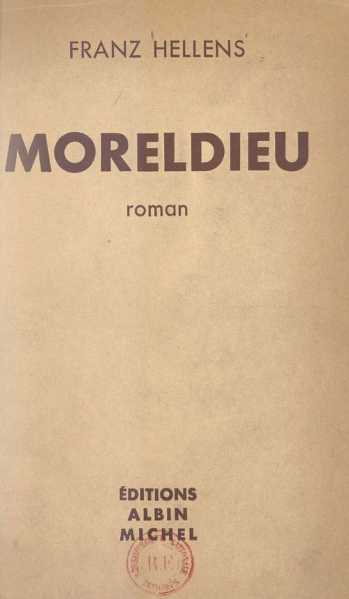 Couverture ebook de Moreldieu, de Franz Hellens