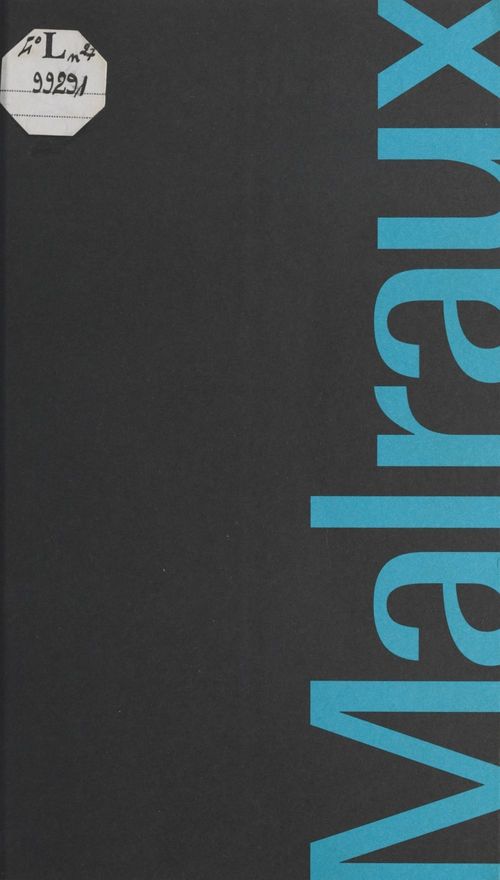 ebook cover of André Malraux, by Francois De Saint-Cheron