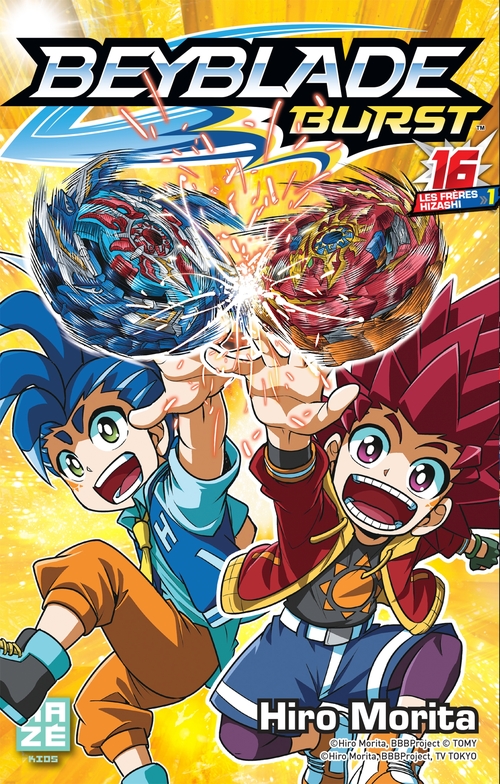 Couverture ebook de Beyblade Burst T16, de Hiro Morita