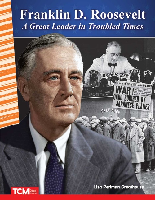 ebook cover of Franklin D. Roosevelt, by Lisa Perlman Greathouse