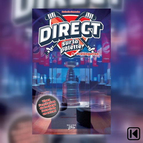 Couverture audiobook de Direct sur la palette Tome 4, de Nathalie Gamache