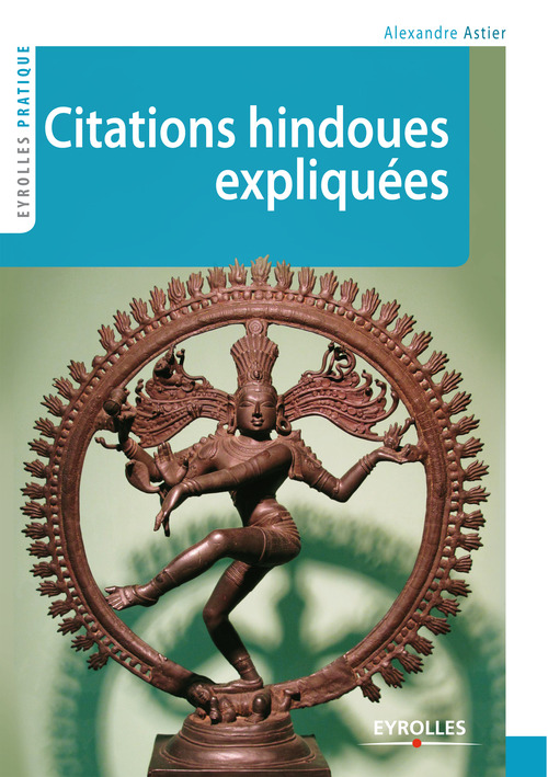Couverture ebook de Citations hindoues expliquées, de Alexandre Astier