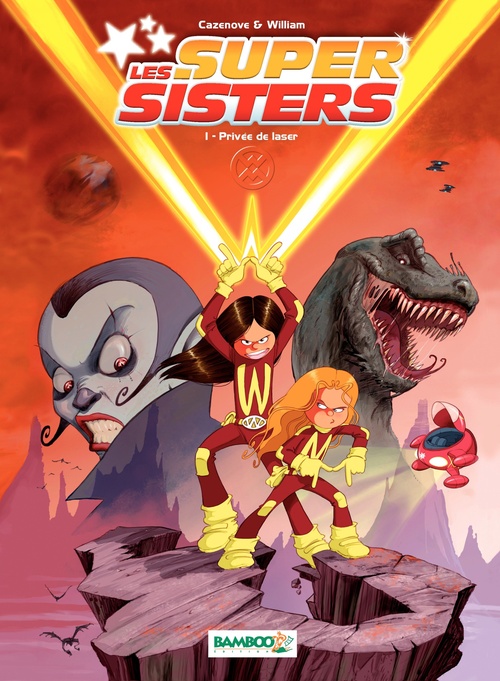 ebook cover of Les Super Sisters - Tome 1 - Privée de laser, by Christophe Cazenove