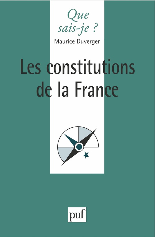 Couverture ebook de Les constitutions de la France, de Maurice Duverger