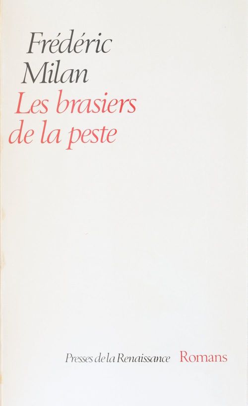 Couverture ebook de Les Brasiers de la peste, de Milan/Frederic