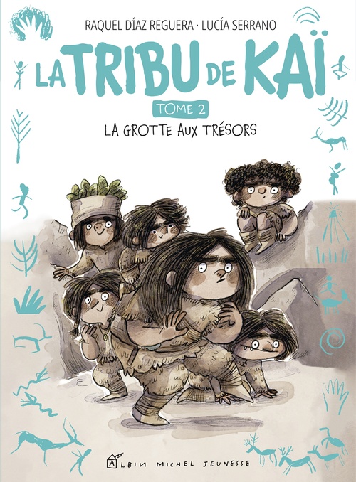 Couverture ebook de La Tribu de Kaï - tome 2 - La Grotte aux trésors, de Raquel Díaz Reguera