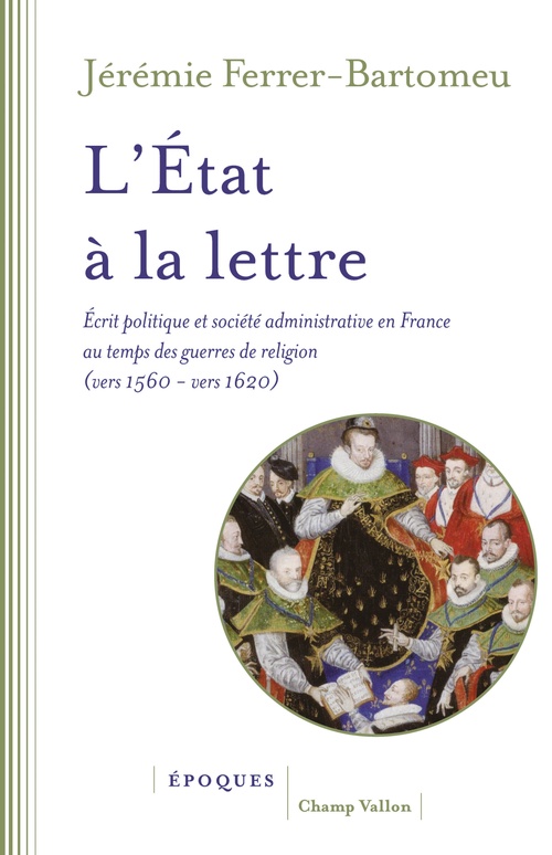 ebook cover of L'Etat à la lettre, by Jérémie Ferrer-Bartomeu