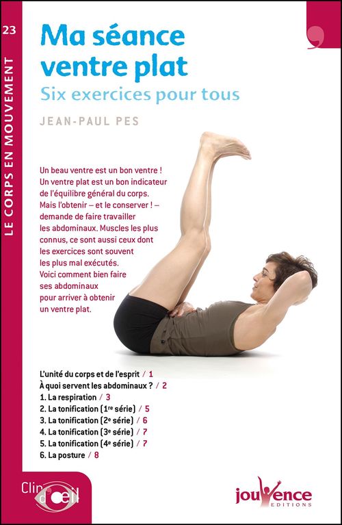 Couverture ebook de Ma séance ventre plat, de Jean-Paul Pes