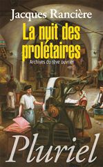 Couverture ebook de La nuit des prolétaires, de Jacques Rancière