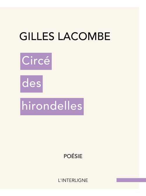 Couverture ebook de Circé des hirondelles, de Gilles Lacombe