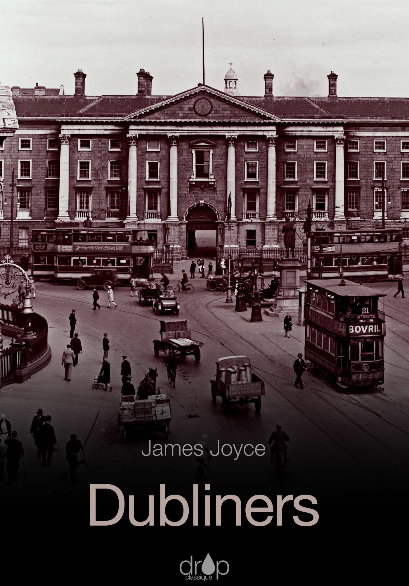 ebook cover of Dubliners, by James Joyce