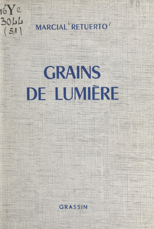 ebook cover of Grains de lumière, by Marcial Retuerto