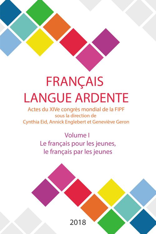 Couverture ebook de Le français pour les jeunes, le français par les jeunes, de Fipf