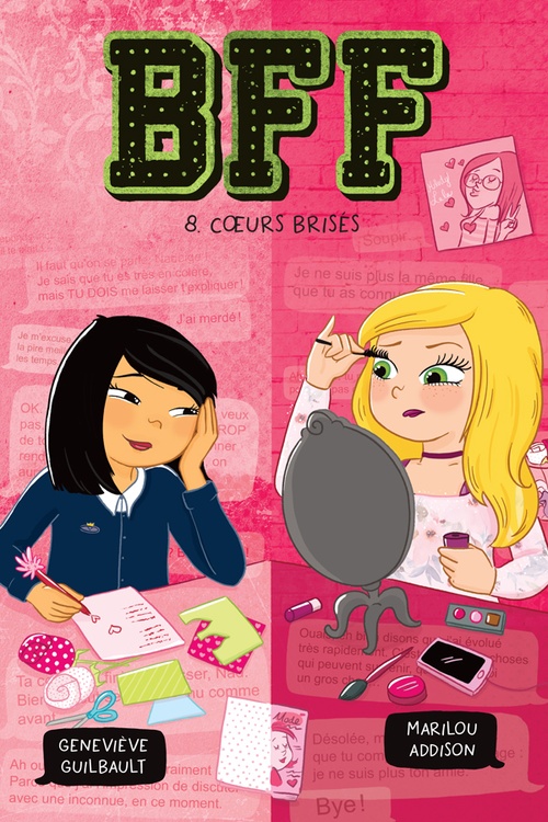 ebook cover of Coeurs brisés - T.8, by Genevieve Guilbault, Marilou Addison