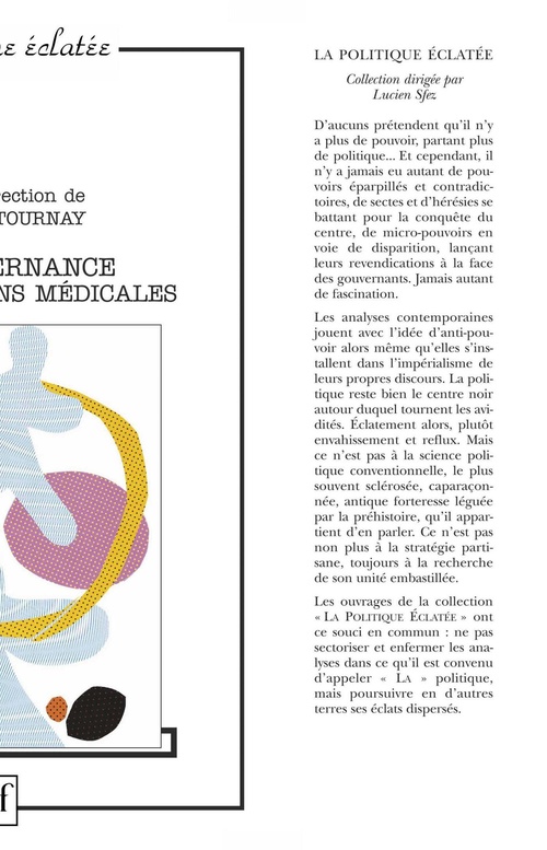 ebook cover of La gouvernance des innovations médicales, by Virginie Tournay