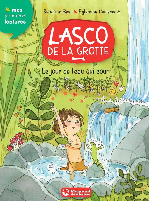 Couverture ebook de Lasco de la grotte 4 - Le Jour de l'eau qui court, de Sandrine  Beau