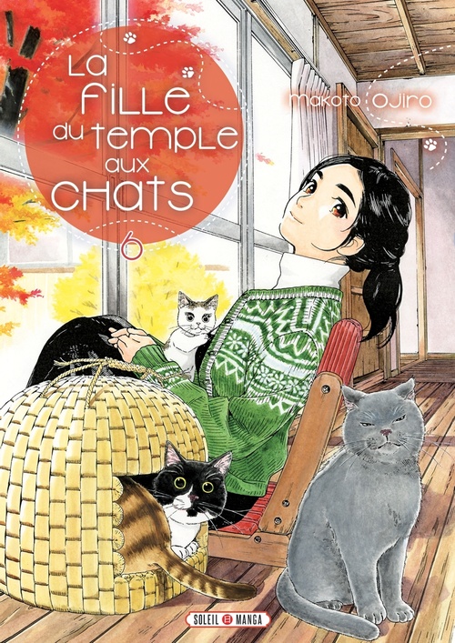 Couverture ebook de La Fille du Temple aux Chats T06, de Makoto Ojiro