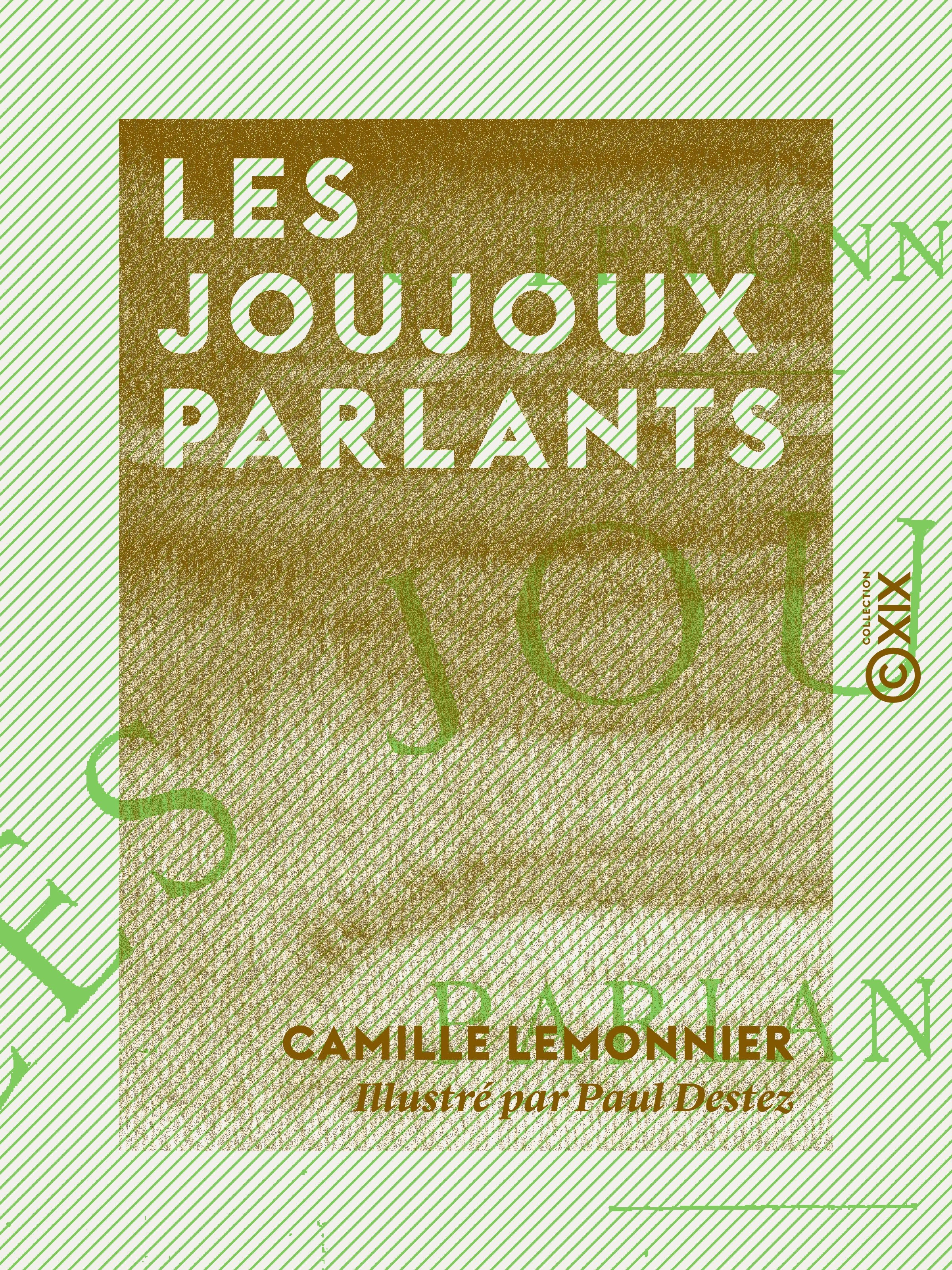 ebook cover of Les Joujoux parlants, by Camille Lemonnier