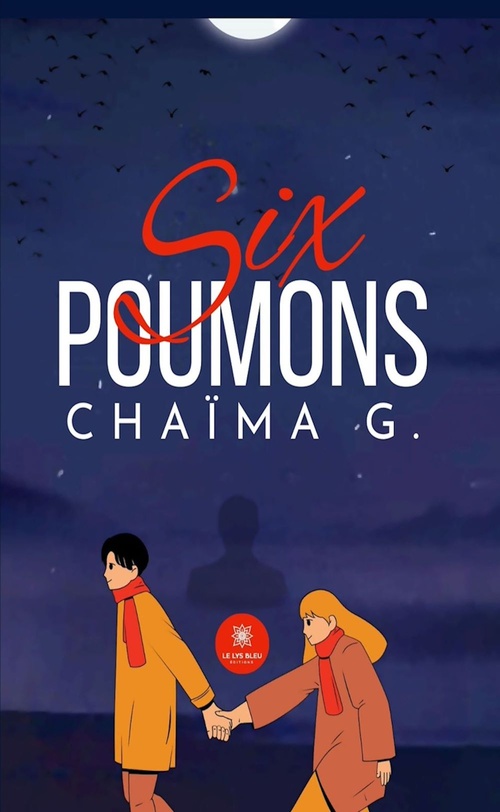ebook cover of Six poumons, by Chaïma G.