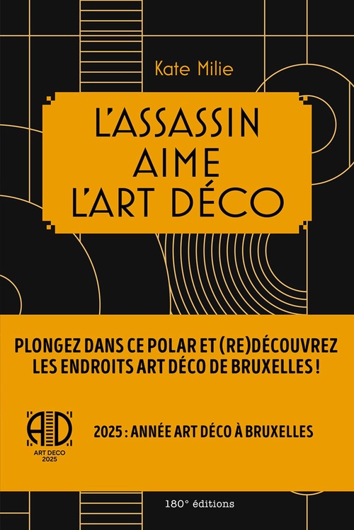 Couverture ebook de L'assassin aime l'Art déco, de Kate Milie