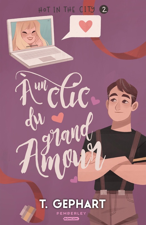 Couverture ebook de À un clic du grand amour, de T. Gephart