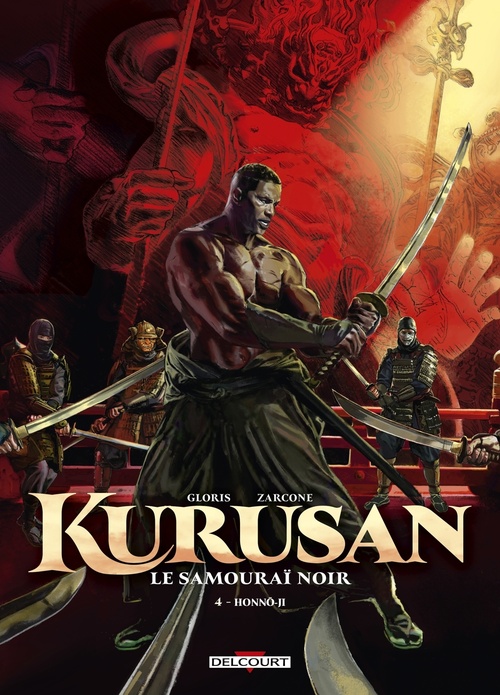 Couverture ebook de Kurusan, le samouraï noir T04, de Thierry Gloris
