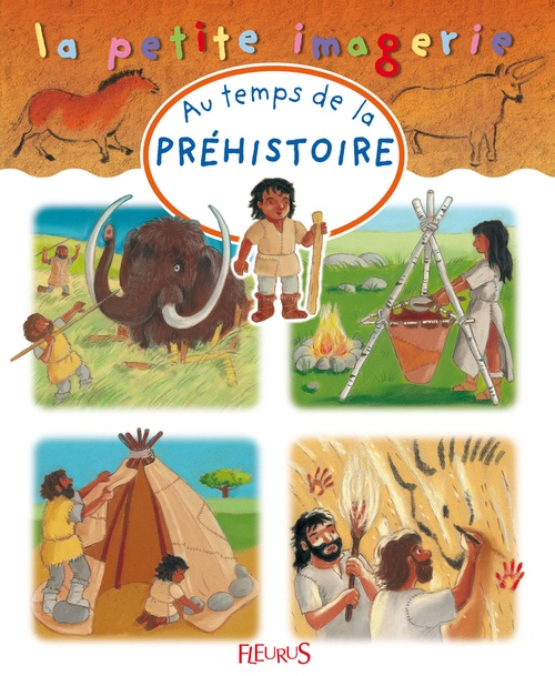 Couverture ebook de Au temps de la préhistoire, de Collectif