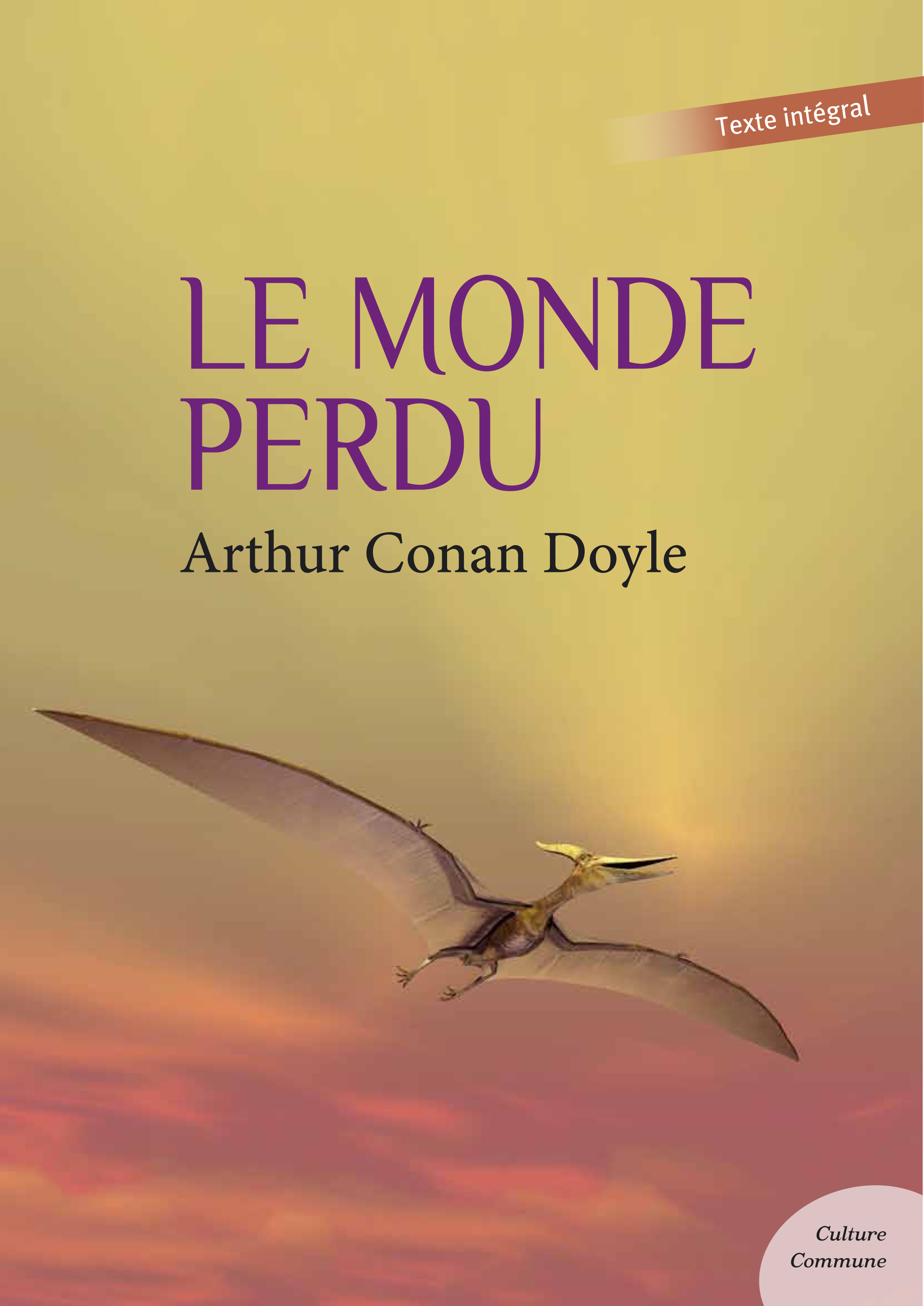 Couverture ebook de Le Monde perdu (science fiction), de Arthur Conan Doyle