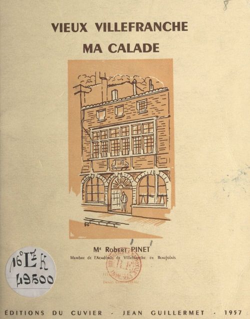 Couverture ebook de Vieux Villefranche, ma calade, de Robert Pinet