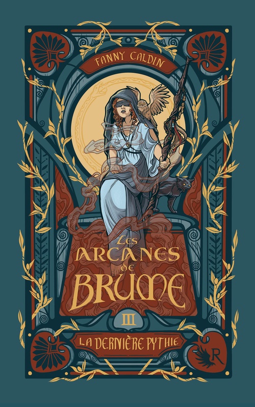 Couverture ebook de Les Arcanes de brume - Tome 3 La Dernière pythie, de Fanny Caldin