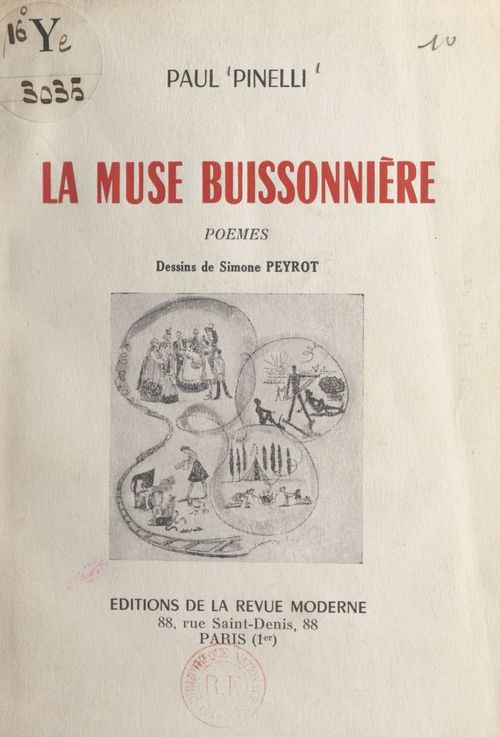 Couverture ebook de La muse buissonnière, de Paul Pinelli