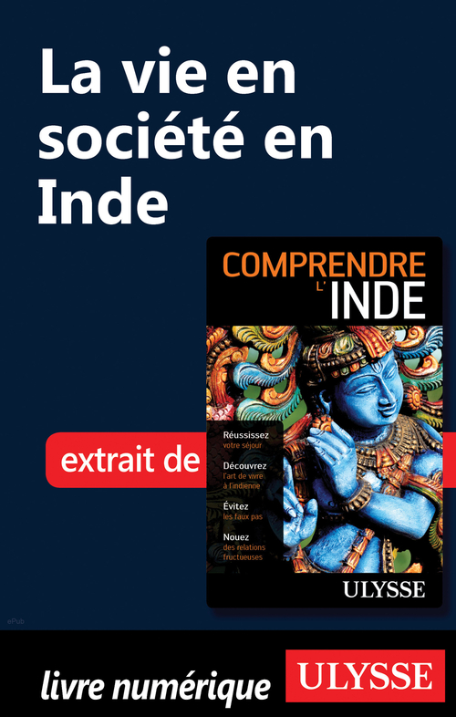 Couverture ebook de La vie en société en Inde, de Mathieu Boisvert