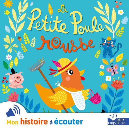 audiobook cover of La petite poule rousse, by Aurélie Desfour