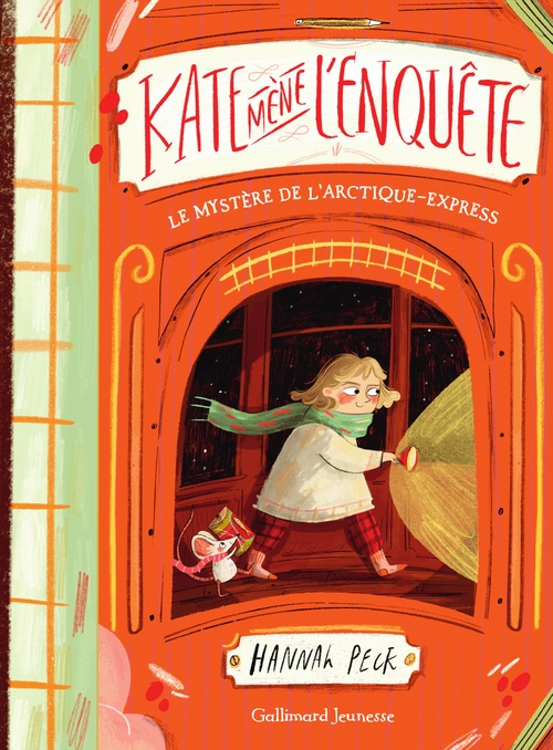 Couverture ebook de Kate mène l'enquête (Tome 1) - Le mystère de l'Arctique Express, de Hannah Peck