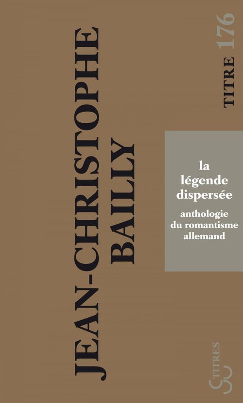 Couverture ebook de La Légende dispersée, de Jean-Christophe Bailly