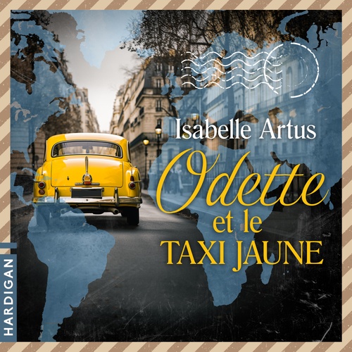 audiobook cover of Odette et le taxi jaune, by Isabelle Artus
