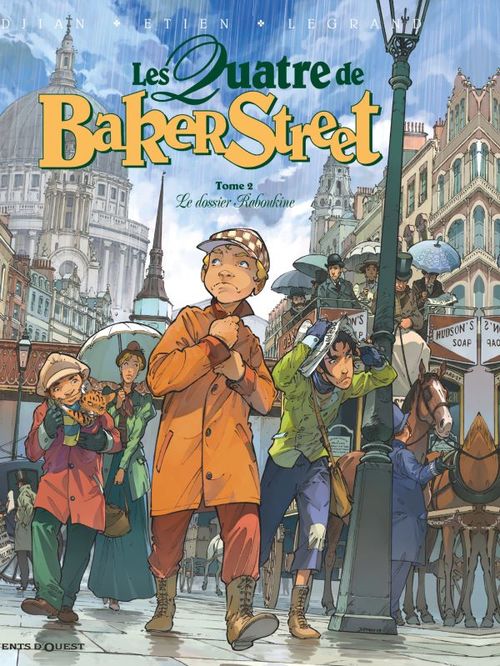 ebook cover of Les Quatre de Baker Street - Tome 02, by David Etien