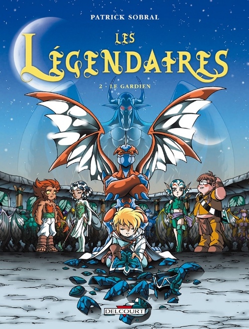 Couverture ebook de Les Légendaires T02 - Le Gardien, de Patrick Sobral