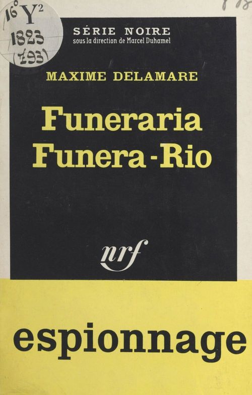 Couverture ebook de Funeraria Funera-Rio, de Delamare Maxime