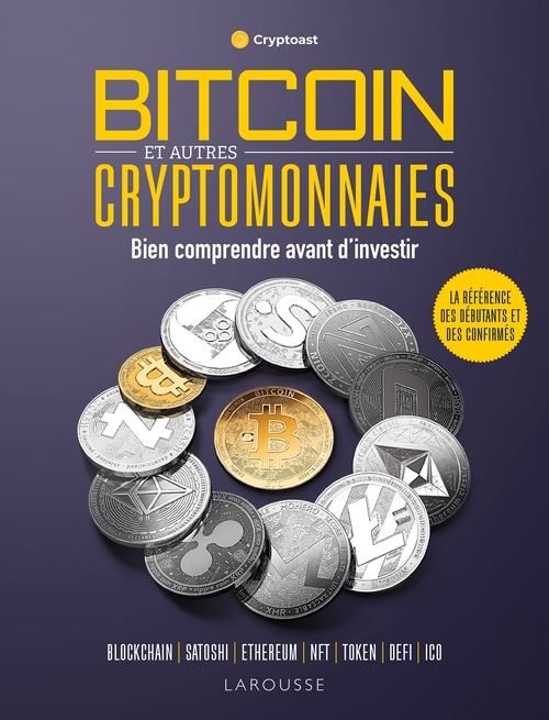 Couverture ebook de Bitcoin et autres cryptomonnaies, de Cryptoast