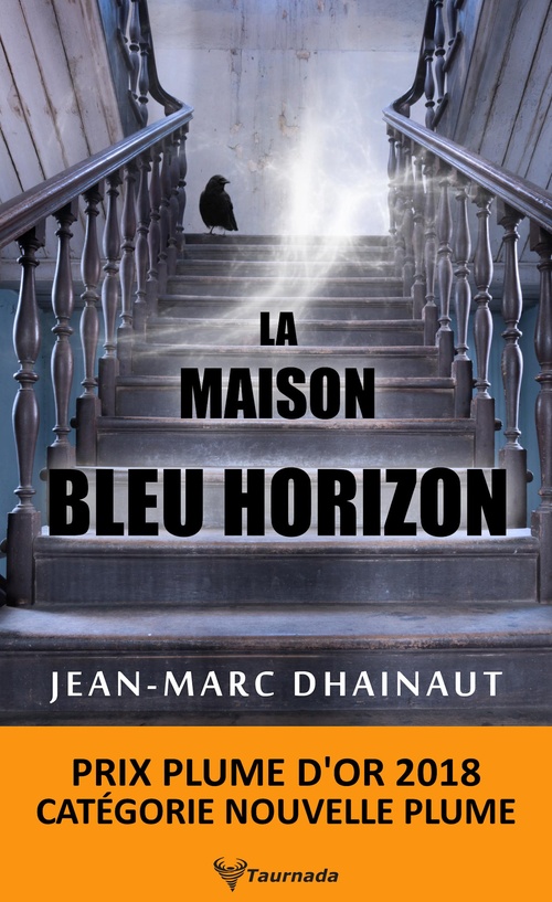Couverture ebook de La maison bleu horizon, de Jean-Marc Dhainaut