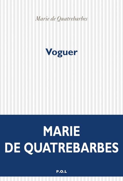 ebook cover of Voguer, by Marie de Quatrebarbes