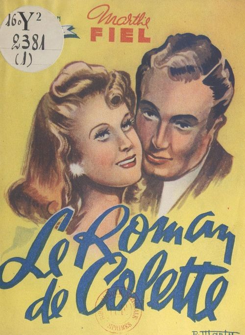 Couverture ebook de Le roman de Colette, de Marthe Fiel