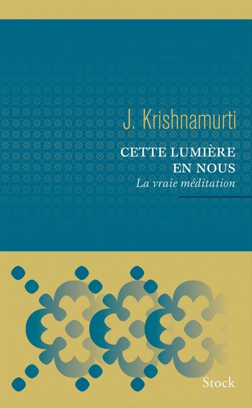 Couverture ebook de Cette lumière en nous, de Krishnamurti