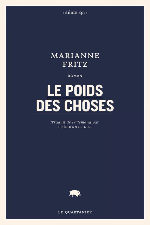 Couverture ebook de Le poids des choses, de Marianne Fritz