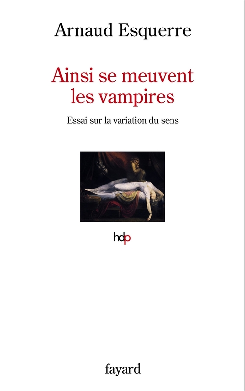 ebook cover of Ainsi se meuvent les vampires, by Arnaud Esquerre