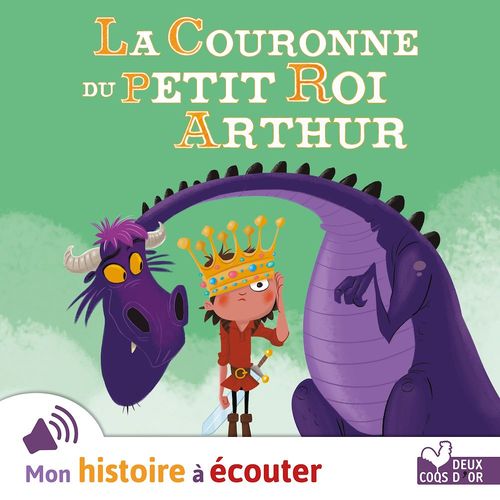 Couverture audiobook de La couronne du petit roi Arthur, de Pascal Brissy