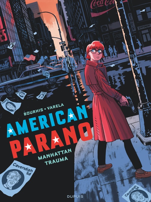 Couverture ebook de American Parano - Tome 3 - Manhattan Trauma, de Hervé Bourhis