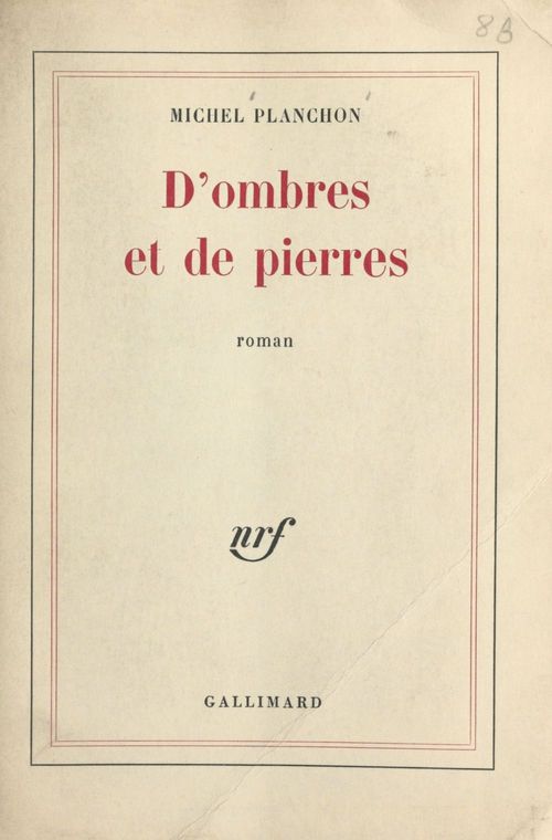 Couverture ebook de D'ombres et de pierres, de Michel Planchon