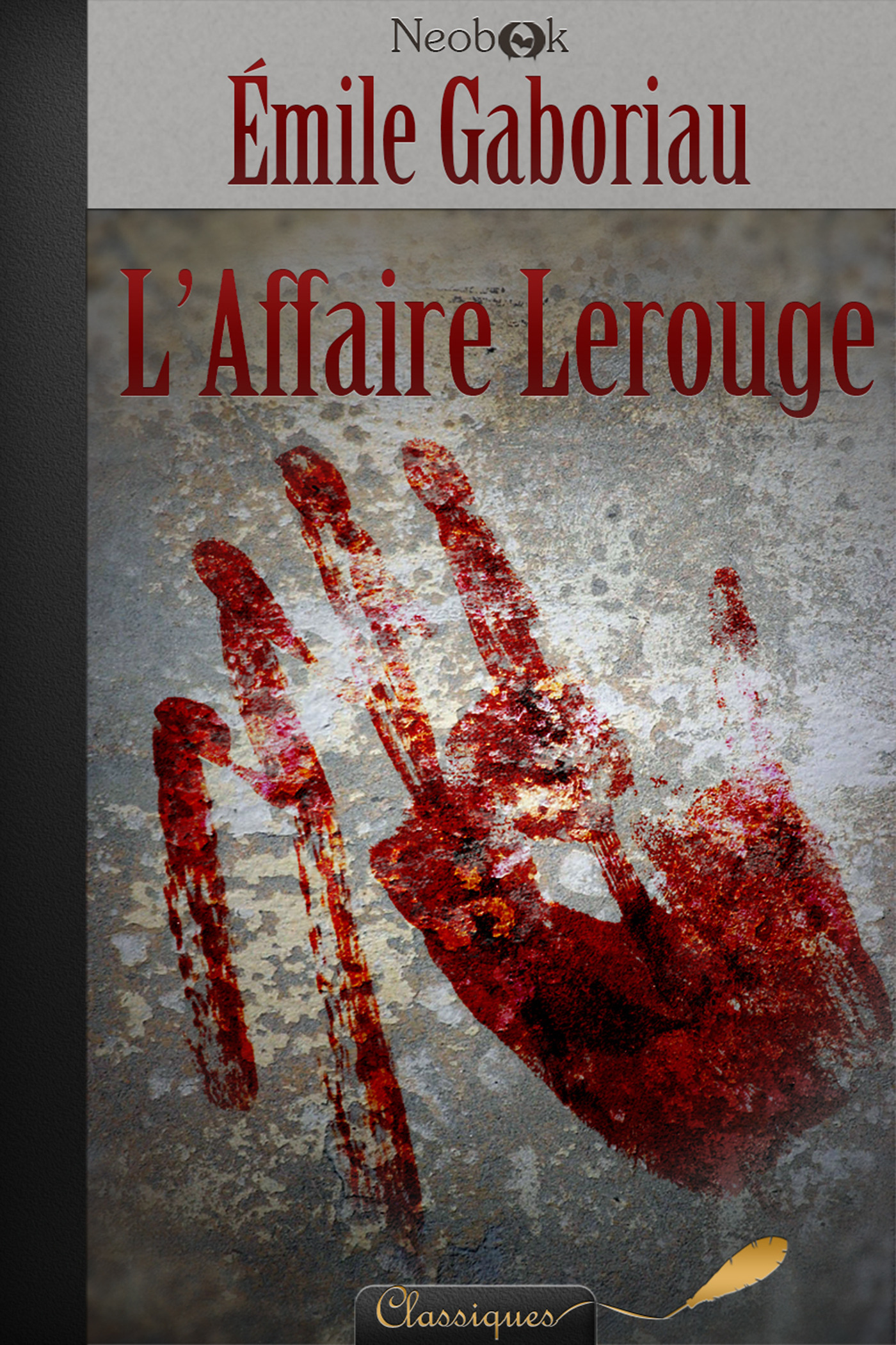 ebook cover of L'Affaire Lerouge, by Emile Gaboriau